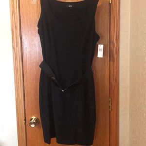 AGB Black Knit Tank Dress